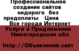 Профессиональное создание сайтов, недорого, без предоплаты › Цена ­ 5 000 - Все города Интернет » Услуги и Предложения   . Нижегородская обл.